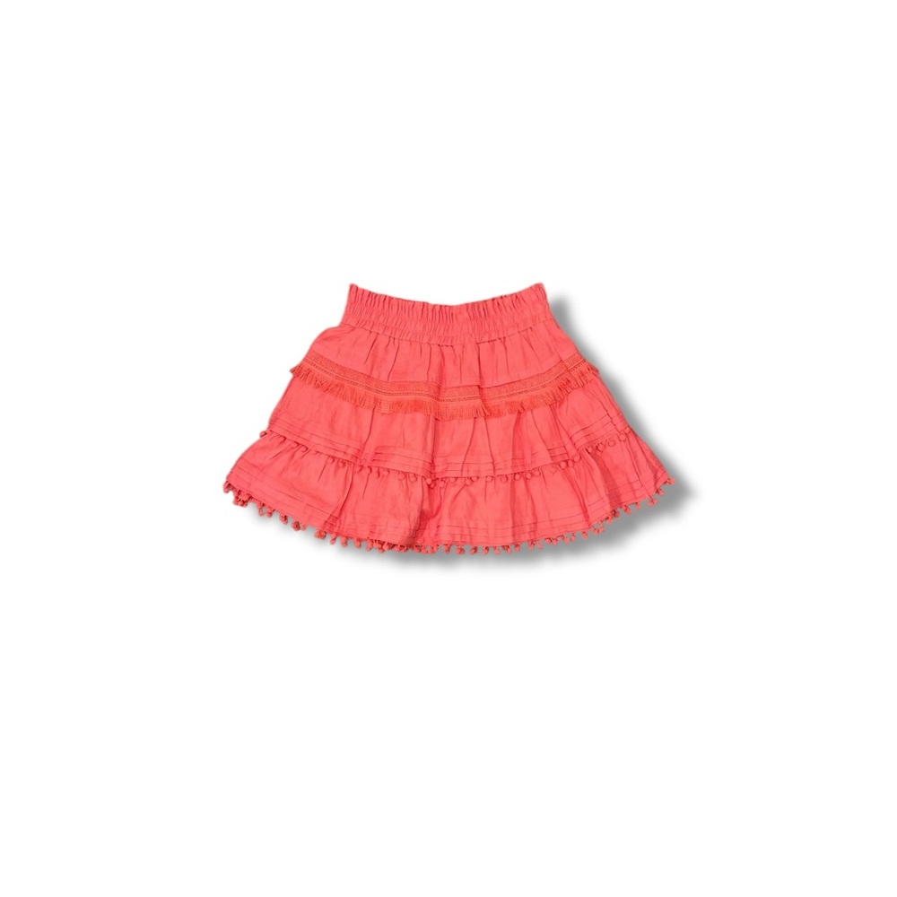 **NWOT**DO+BE Coral Ruffled Mini Skirt